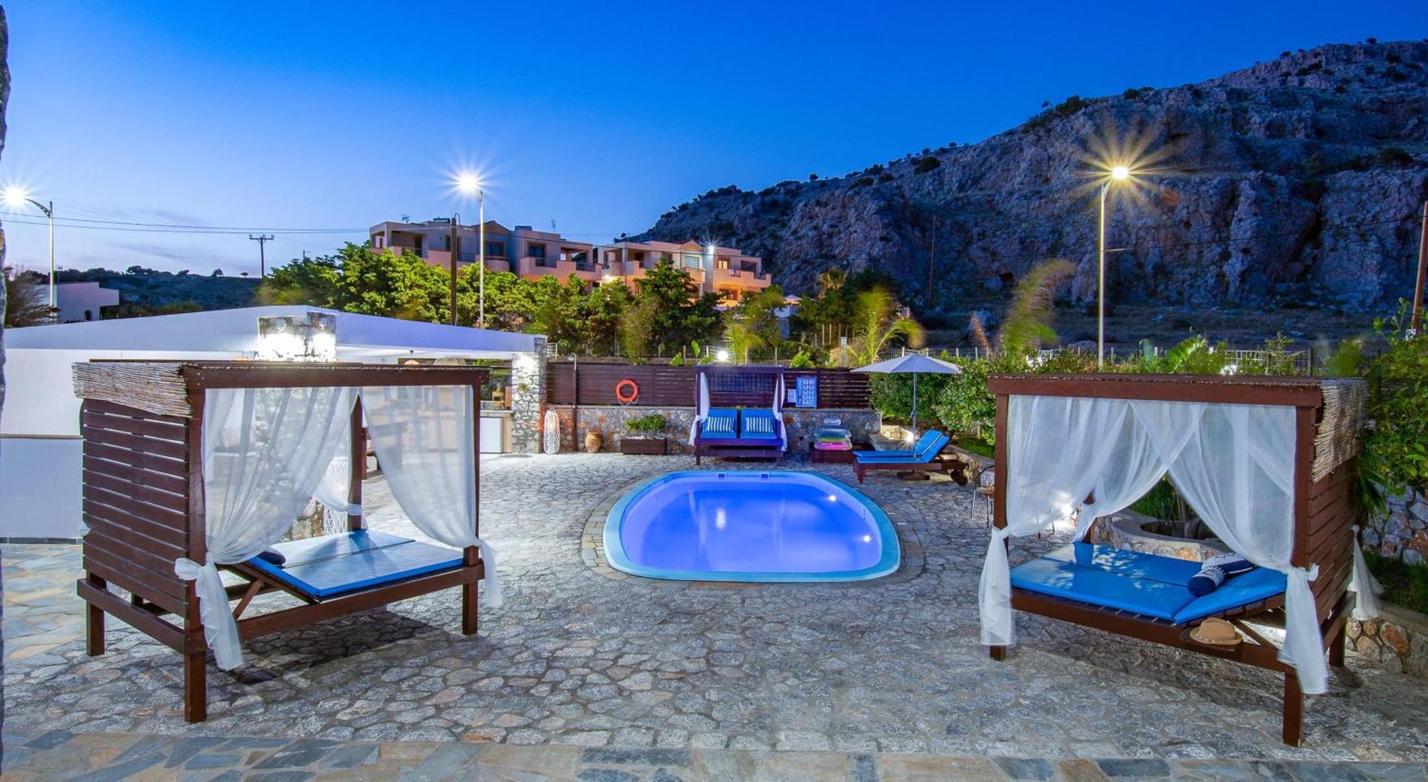 Maripaul Family Villa Лардос Екстер'єр фото